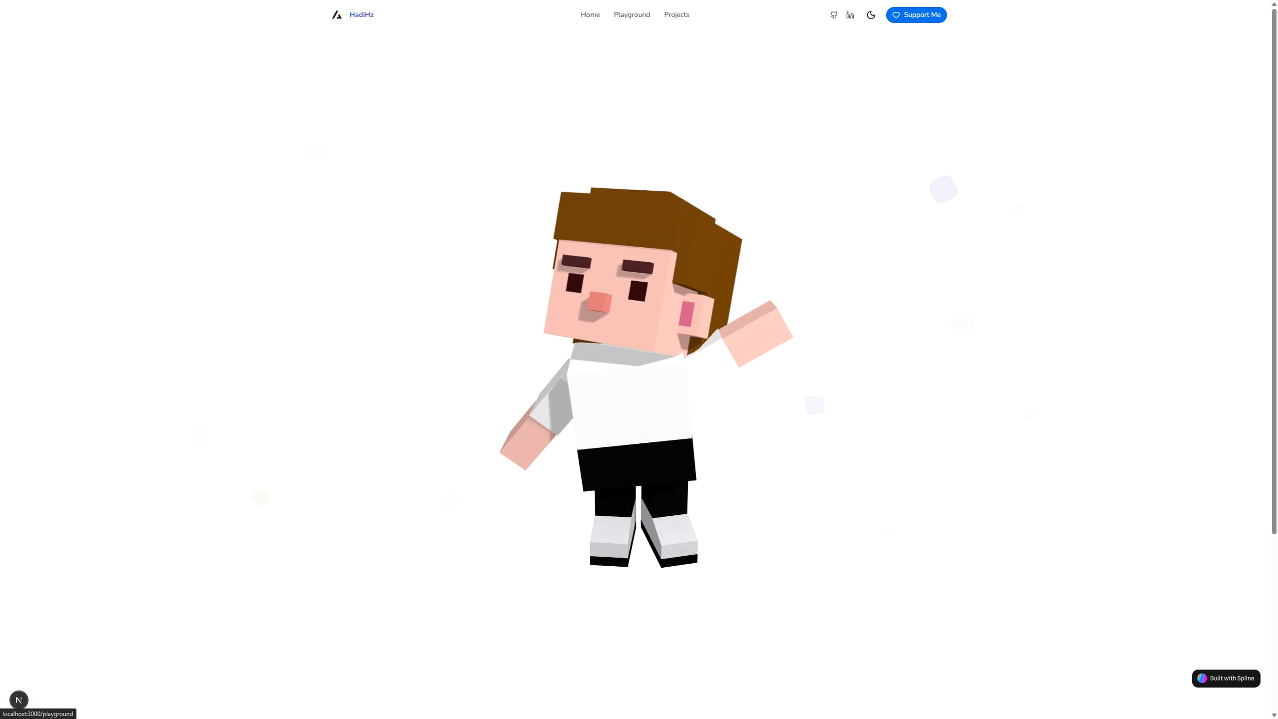 Portfolio & Educational Platform - 3d Spline